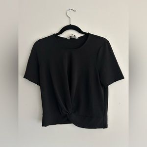 Miss Selfridge | Rouched short sleeve shirt